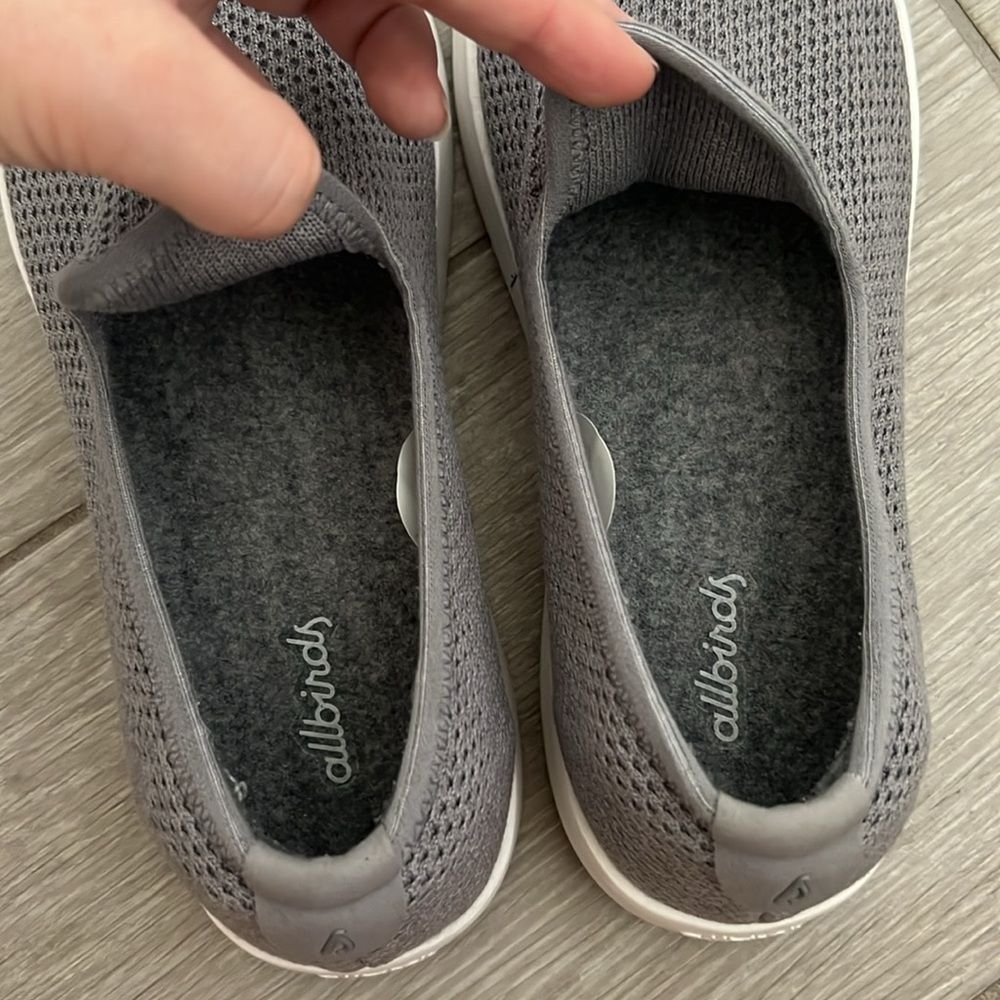 AllBirds Slip-ons Women's Tree Loungers grey/mist size 8 - Picture 3 of 5